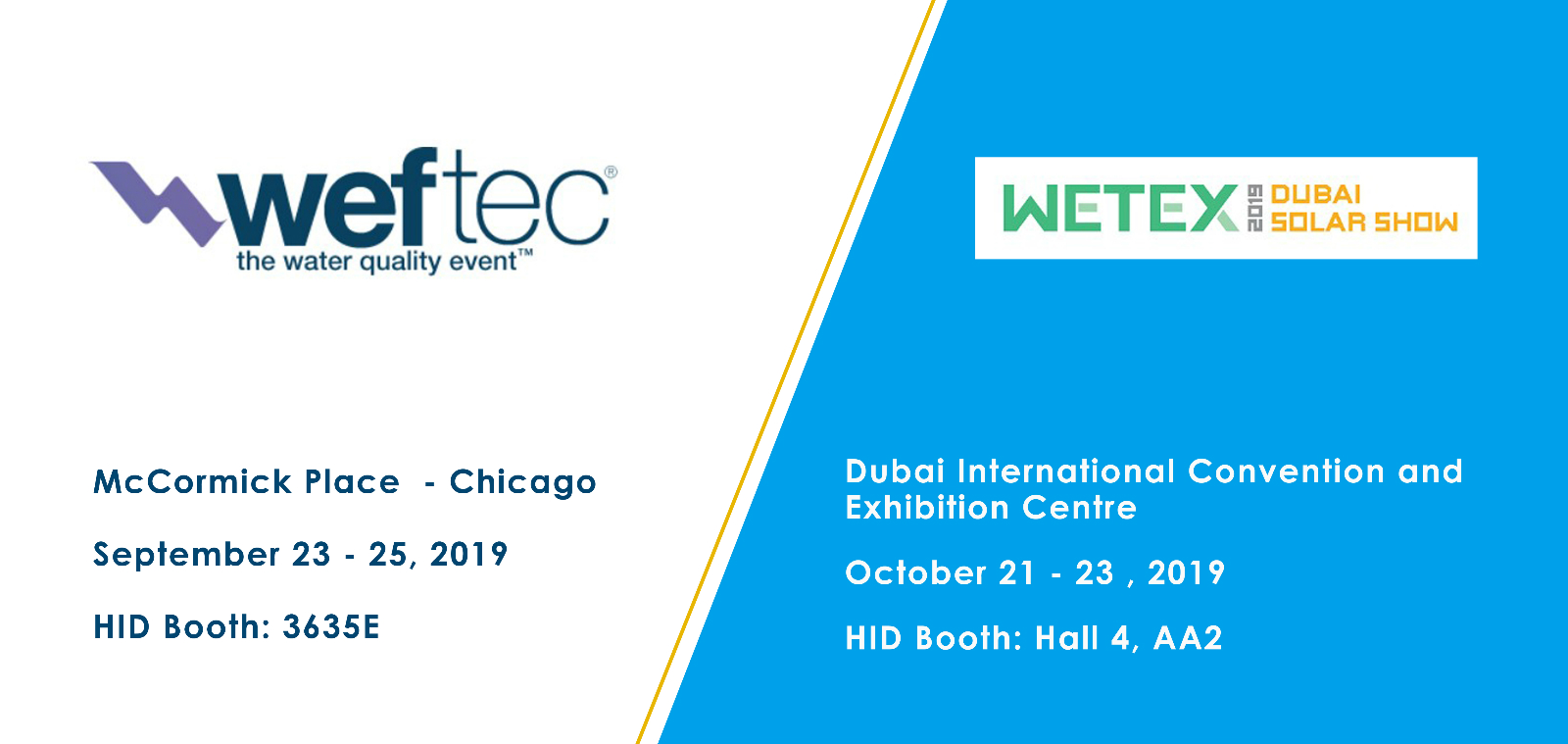 Welcome to meet us at WEFTEC USA 2019 &a